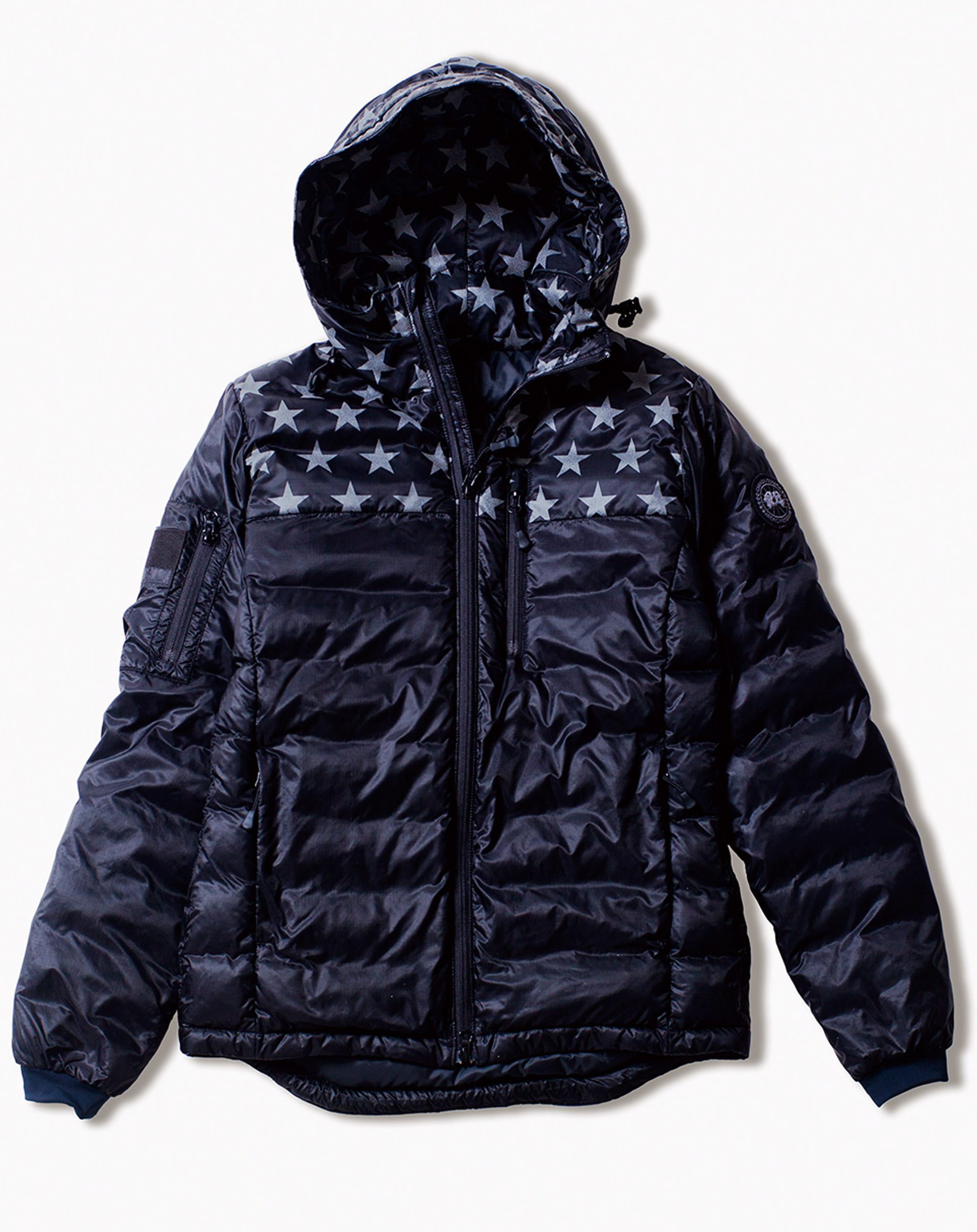 カナダグース × RHCロンハーマン星柄ダウンジャケット カナダグース×ロンハーマン 星柄ダウン M CANADA GOOSE(カナダグース