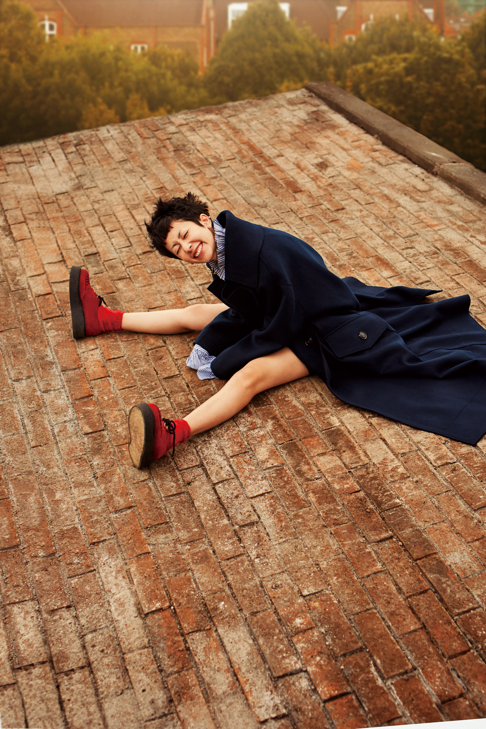 木村カエラが着る 〈バーバリー〉のニューコレクション: Burberry