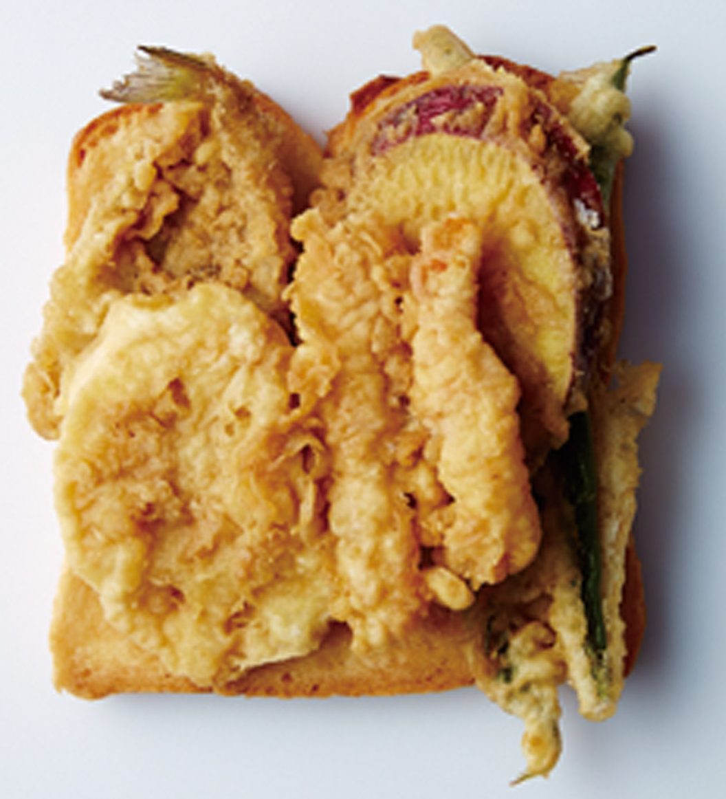 天ぷらのホットサンド