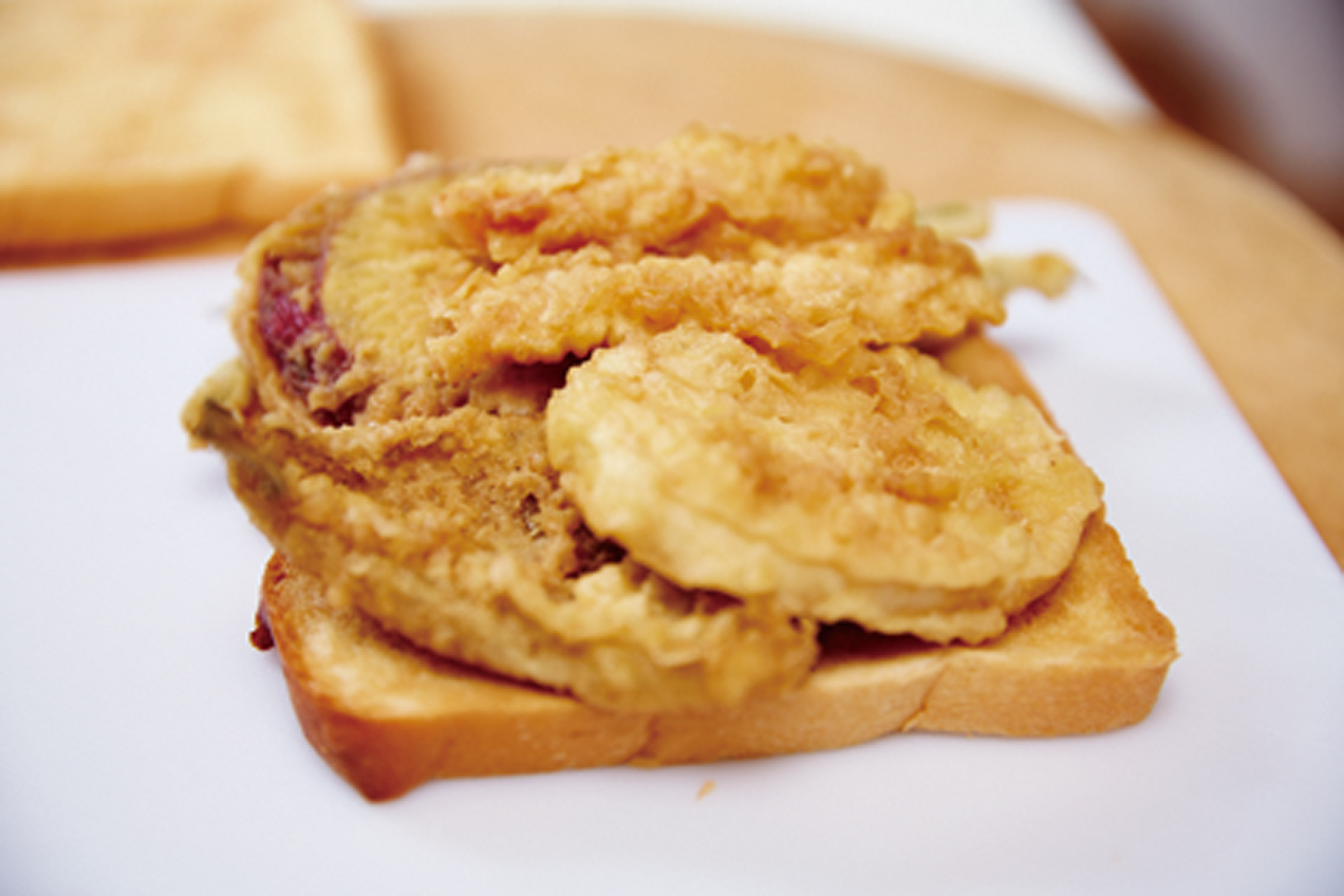 天ぷらのホットサンド