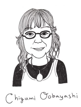 大林千茱萸さん似顔絵