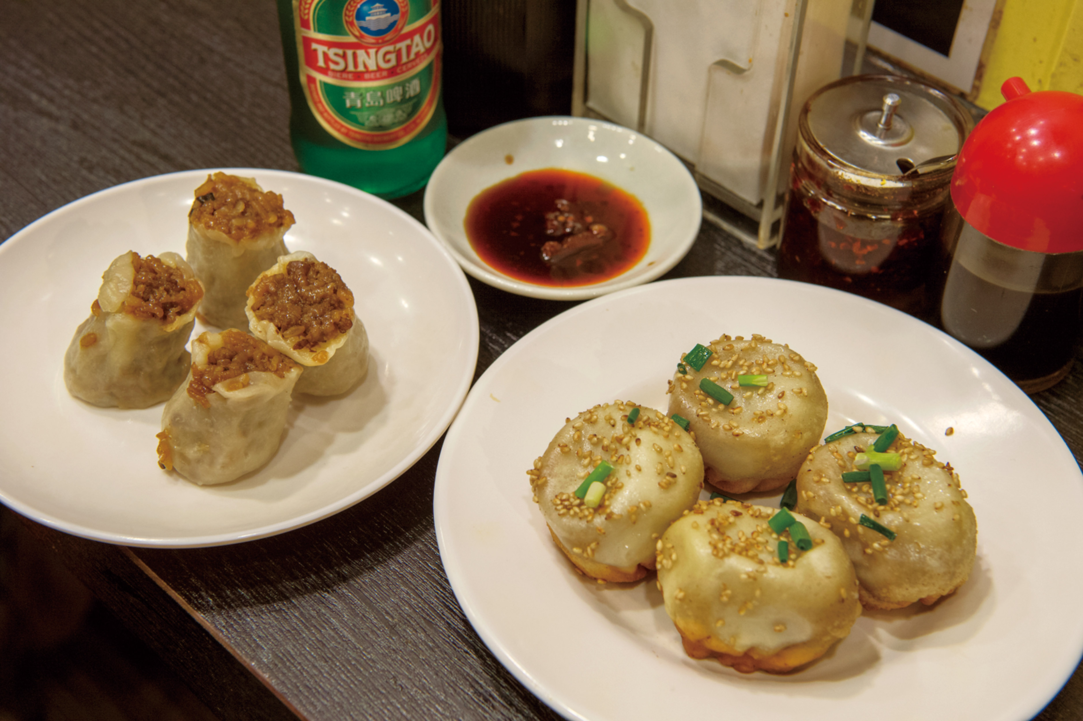 焼き小籠包とシュウマイ