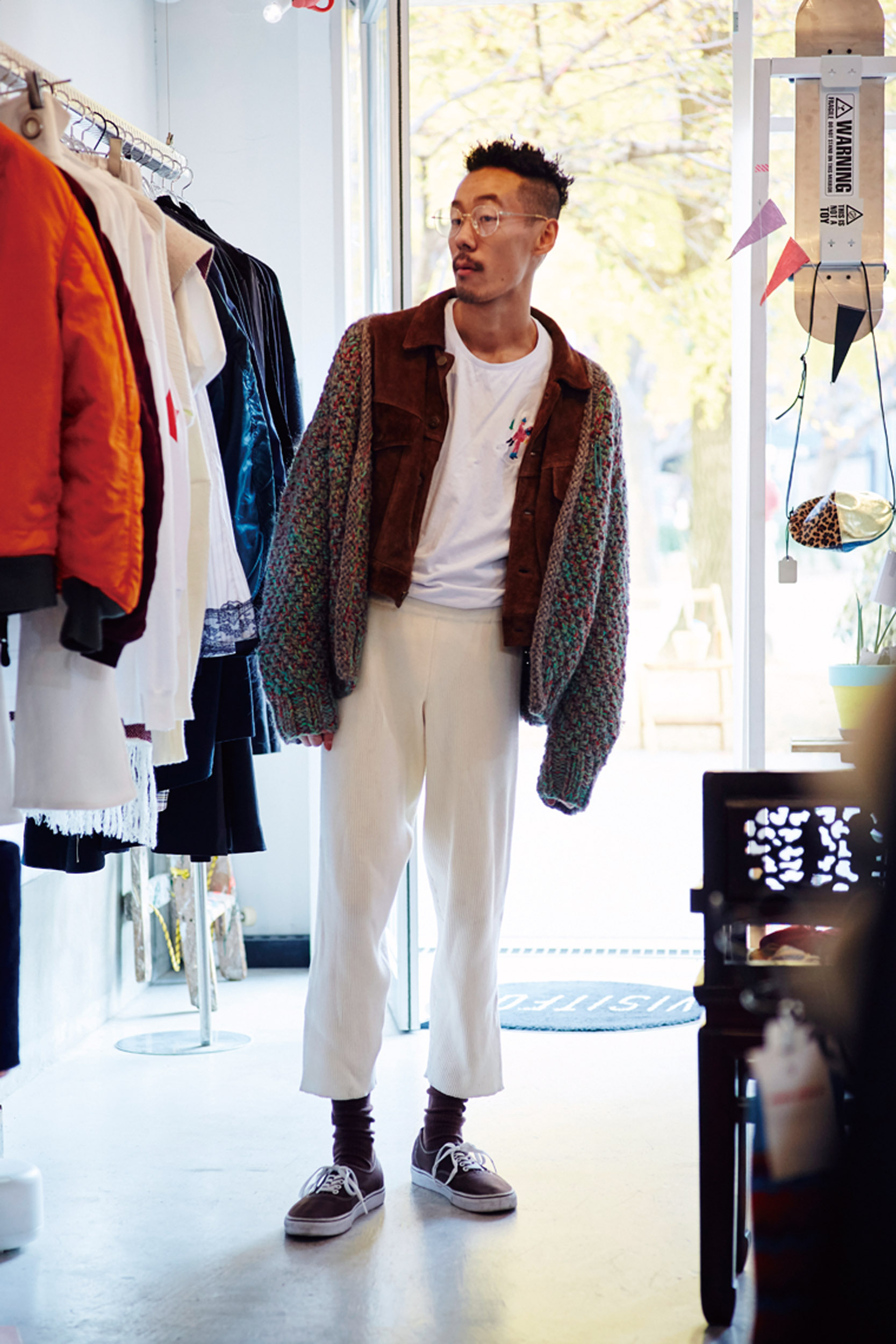 BLESSのニットカーディガン