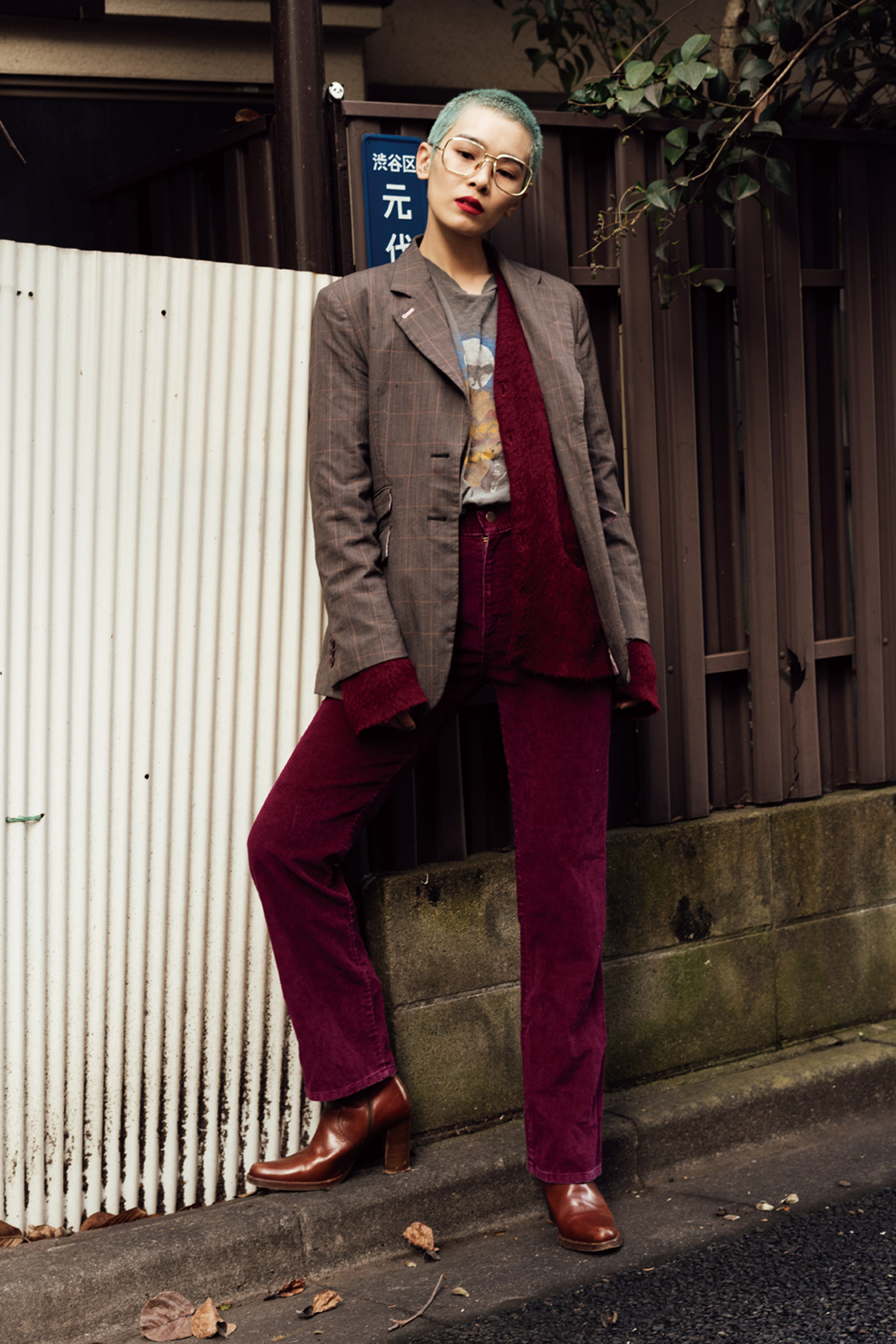 畠山千晶 ストリート 私服