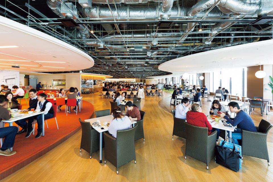 バイダイナムコ社員食堂