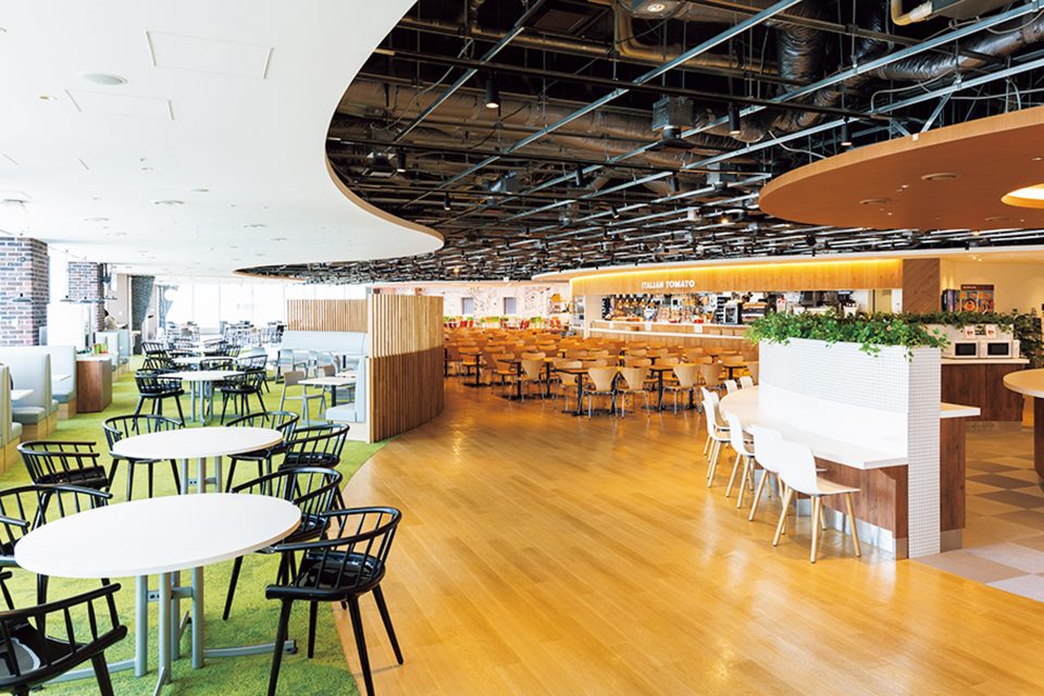 バイダイナムコ社員食堂