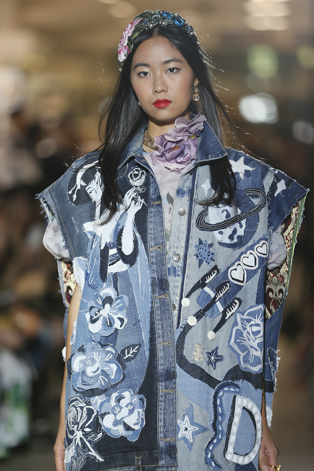 xxx during the Dolce & Gabbana Pret-A-Porter Show At Isetan Shinjuku on October 4, 2017 in Tokyo, Japan.