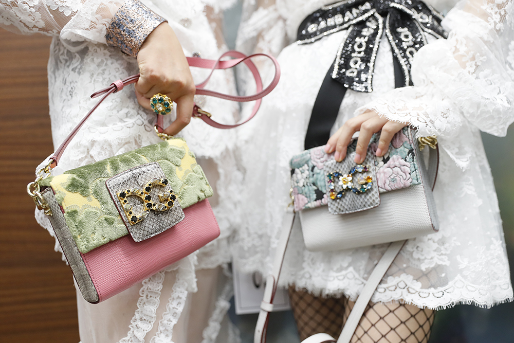 xxx during the Dolce & Gabbana Pret-A-Porter Show At Isetan Shinjuku on October 4, 2017 in Tokyo, Japan.