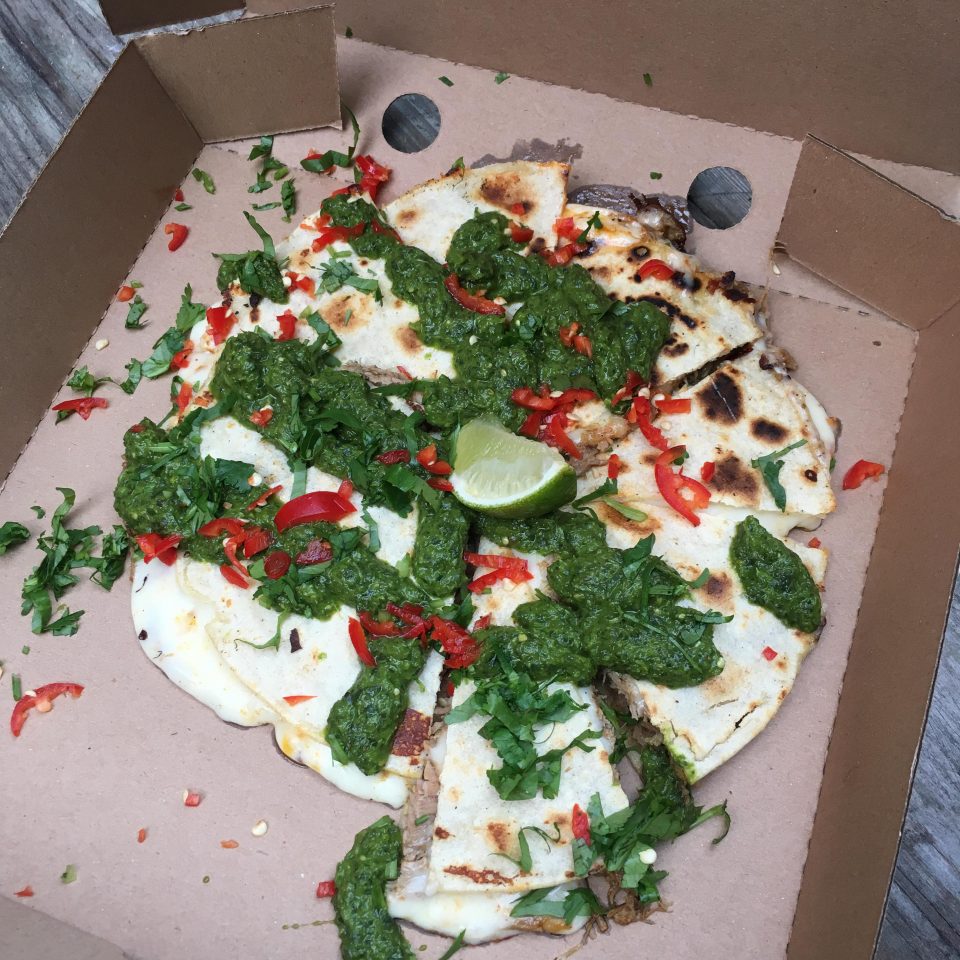 ロンドンのストリートフード ピザ