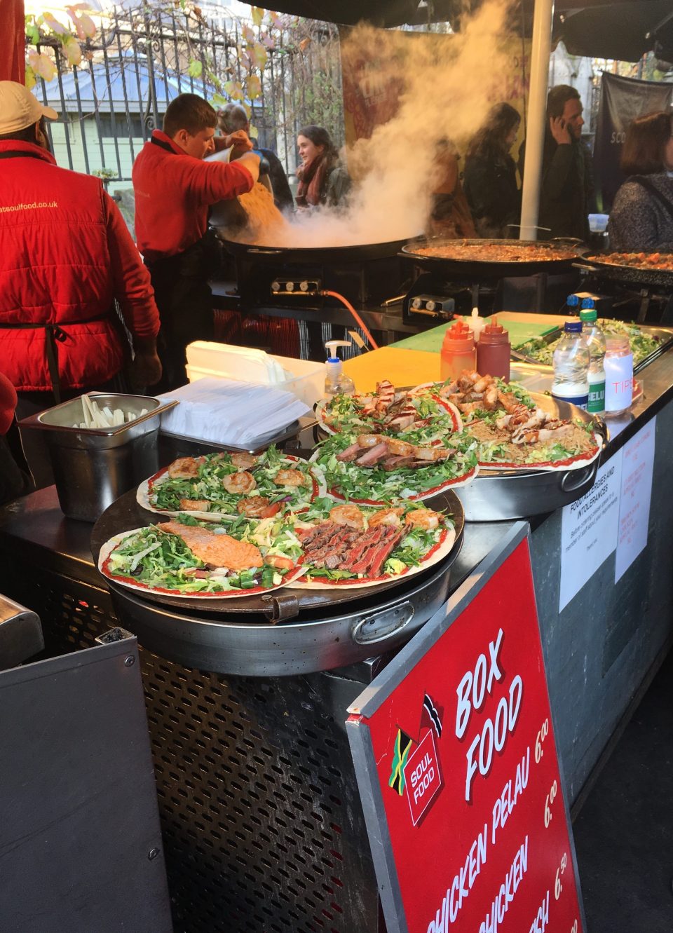 バラマーケット ロンドンのストリートフード