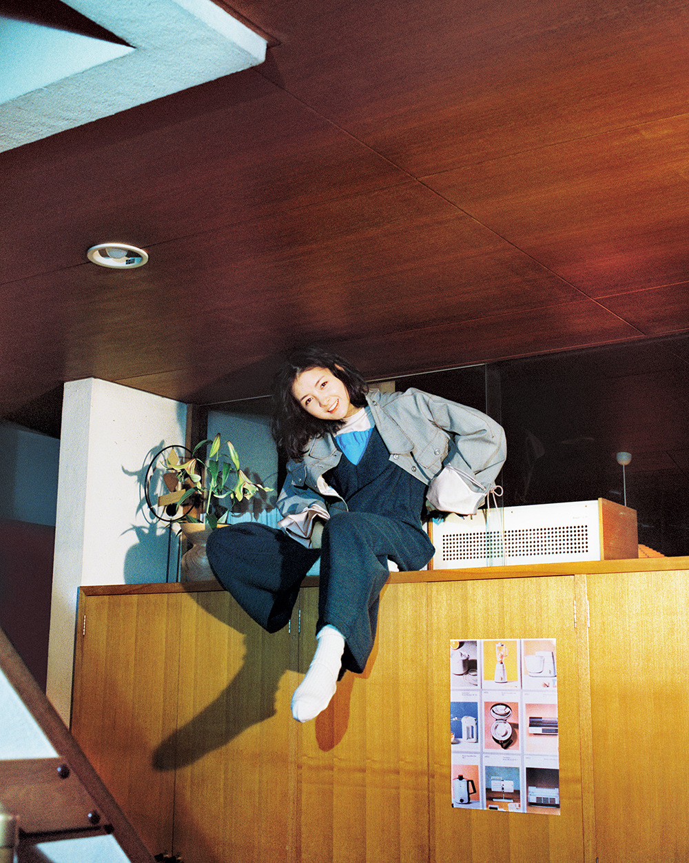 葵 わかな 花とニット