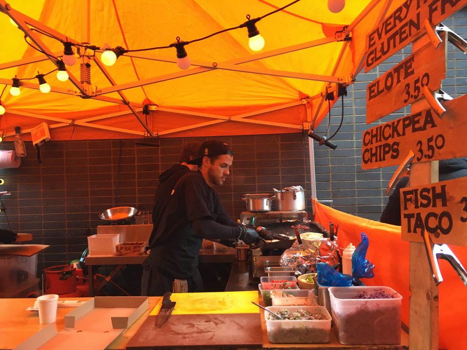 ロンドンのストリートフード