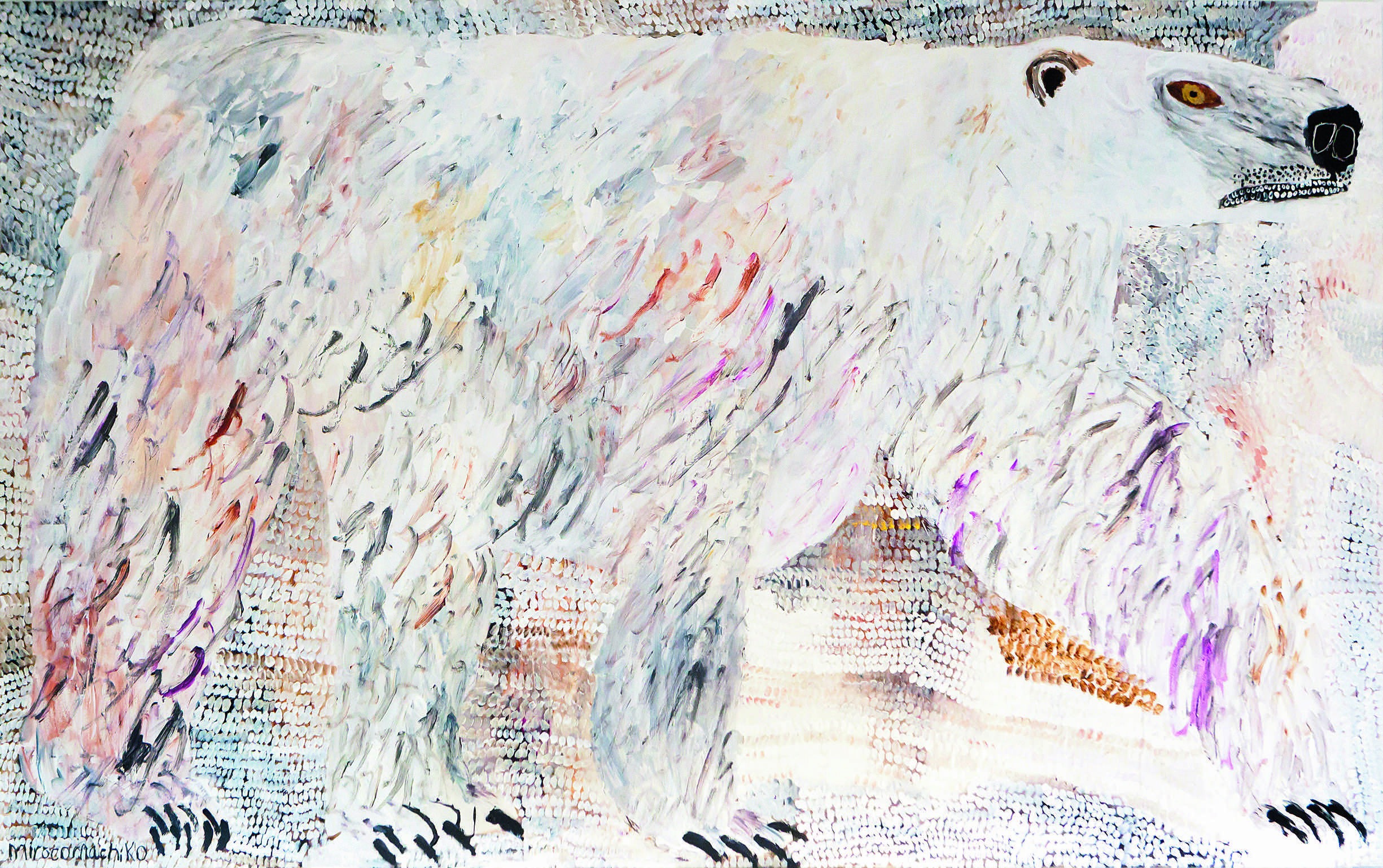 絵本から飛び出したワイルドな動物たち「ミロコマチコ」展 | 【GINZA