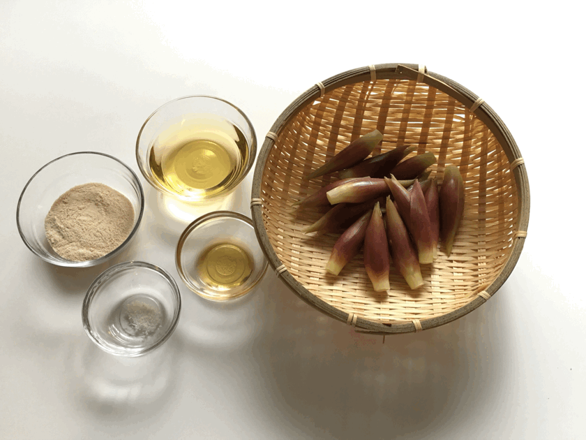 みょうがの甘酢付け