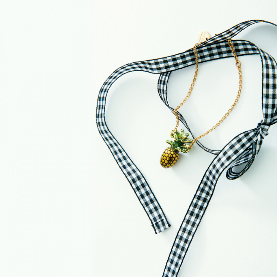 ミュウミュウ ファッション ギンガムチェック リボン