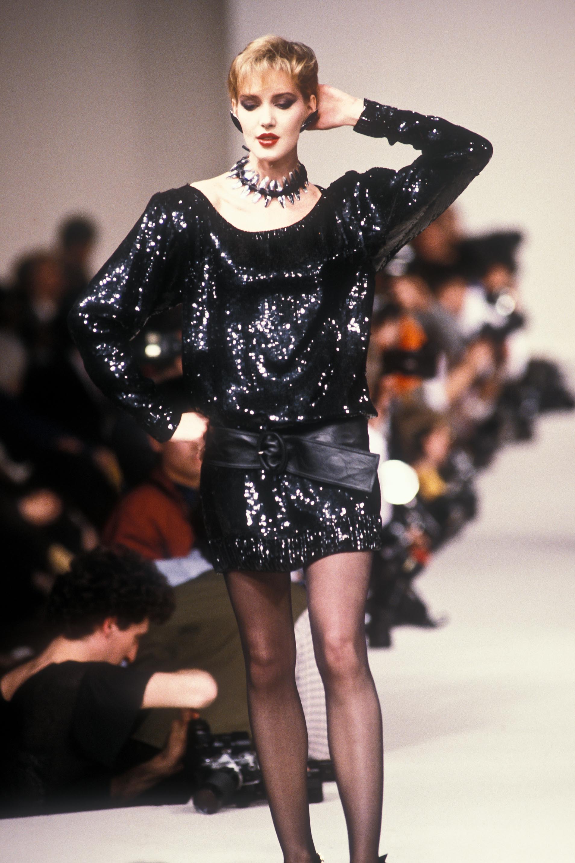 Yves Saint Laurent Autumn/Winter 1985-86 - Paris Collection - Woman, Runway