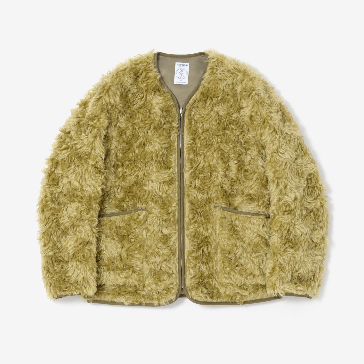 美品♡アダムエロペ×シュタイフコラボ ファーコート　ジャケット　テディベア 美品♡アダムエロペ×シュタイフコラボ ファーコート ジャケット