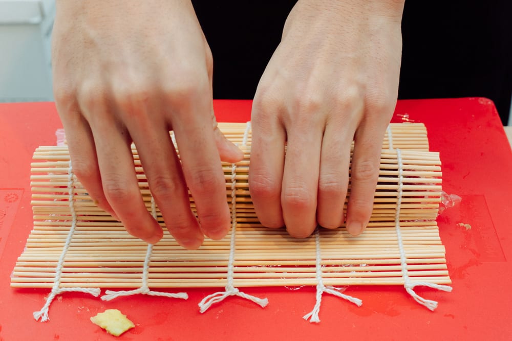 レインボーロールができるまで