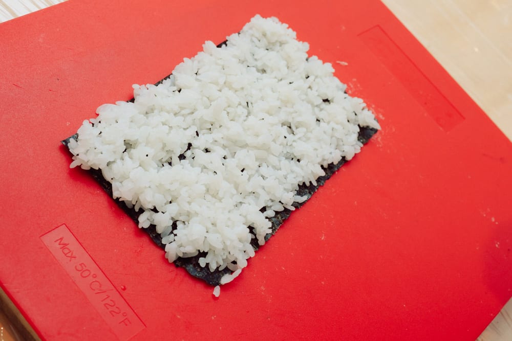 レインボーロールができるまで