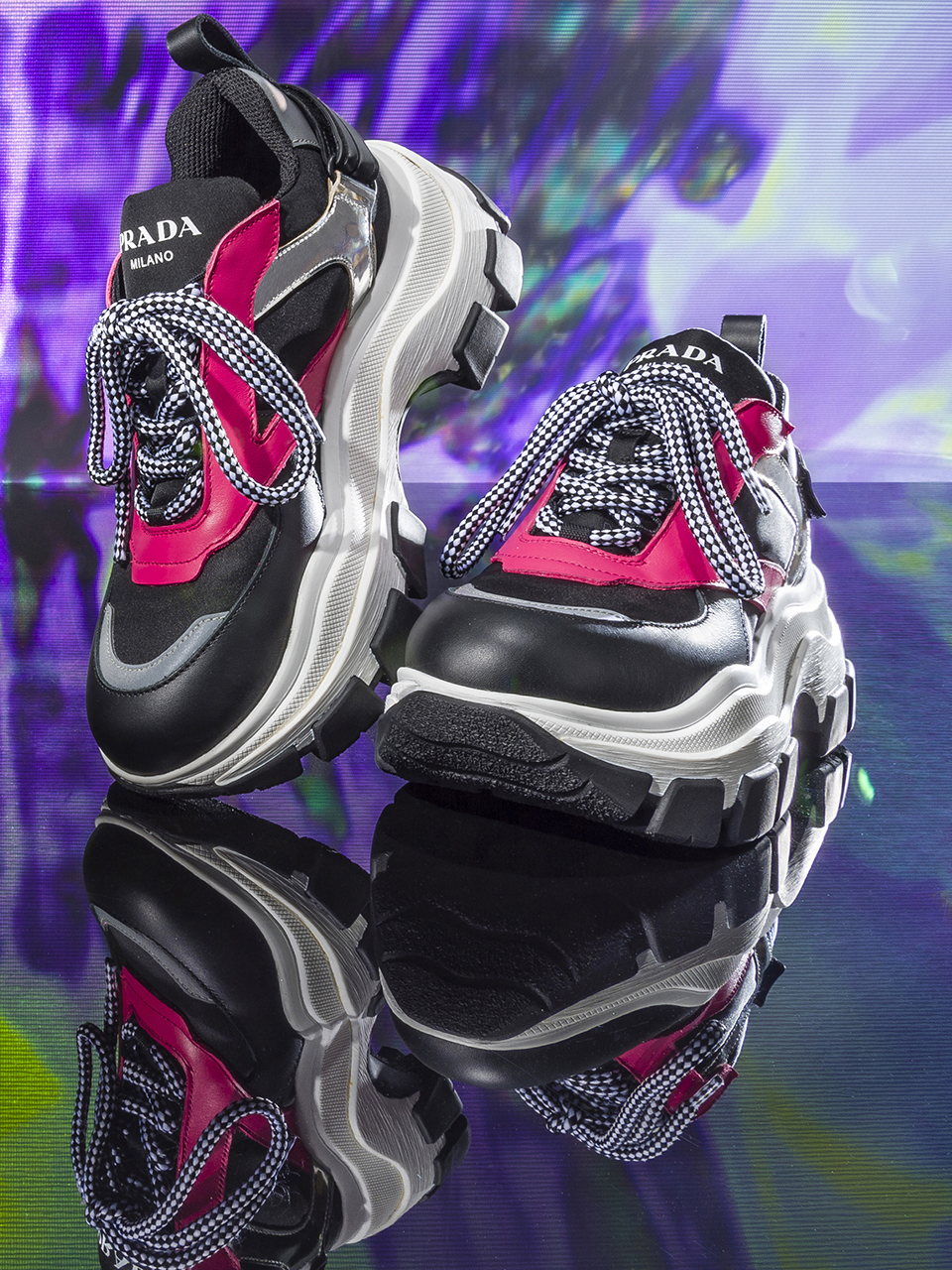 【最終値下げ】PRADA SPORTS レア　ラップスカート イタリア製 PRADA SPORT（プラダスポーツ）ミニスカート 紺 サイズ:36(XS位