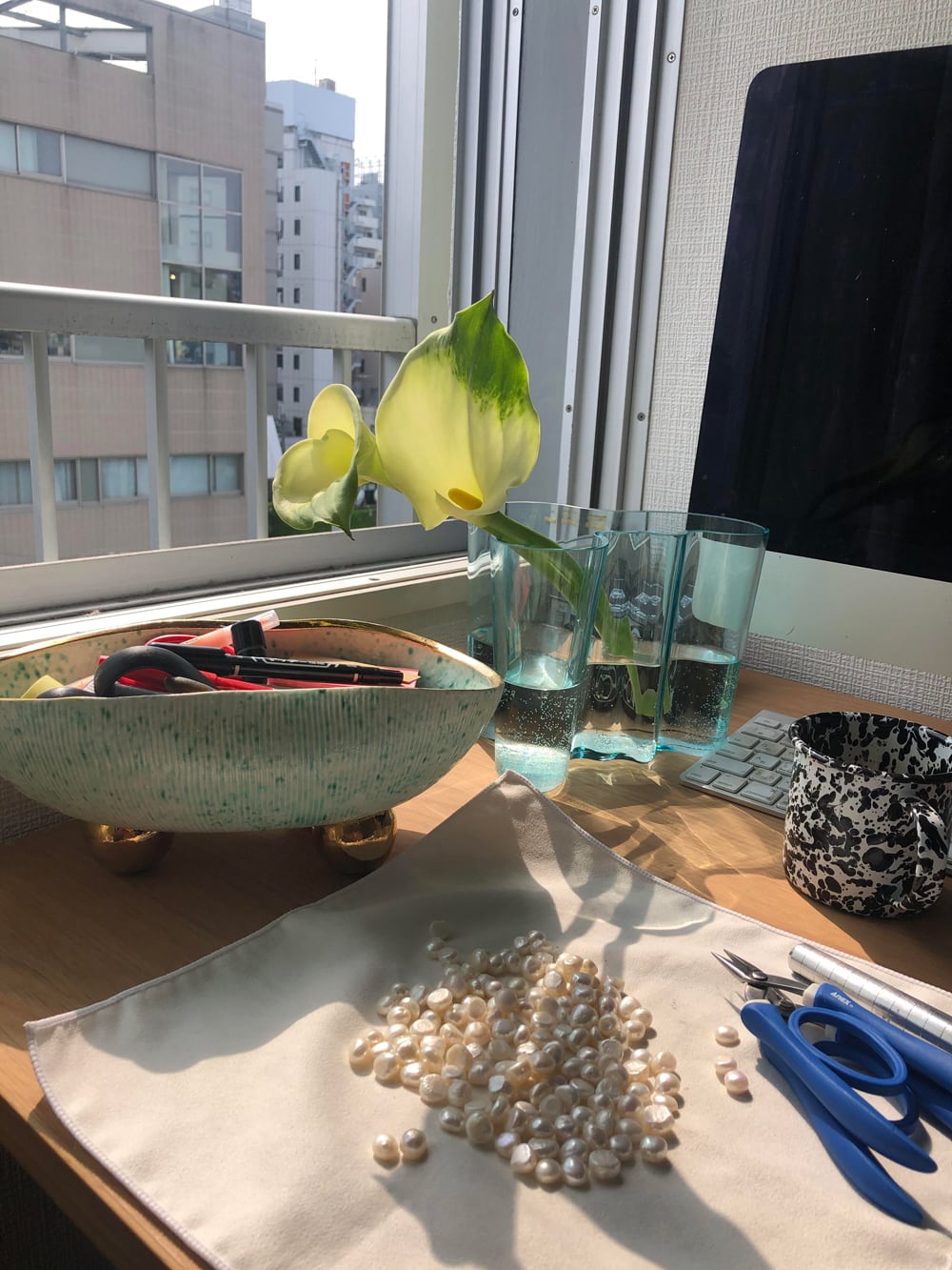 No.145❤猫❤スイカの傘❤レジン❤ヘアゴム ブローチ 私と部屋 vol.15