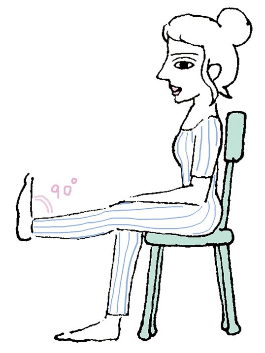 太ももトレーニングイラスト