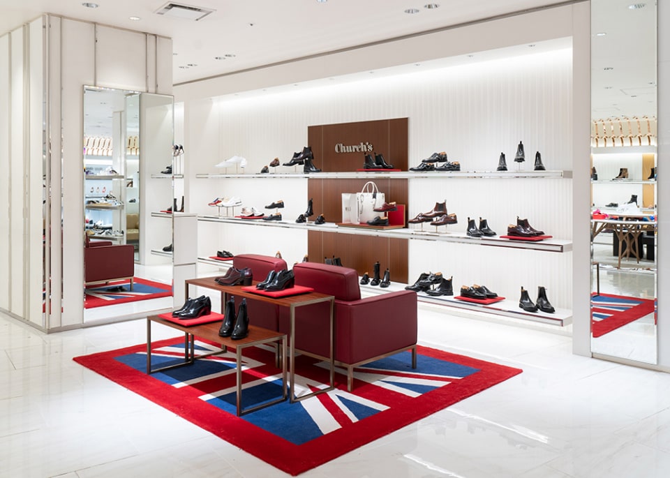 チャーチ 伊勢丹新宿店にレディスショップの新店舗オープンに伴い 期間限定のセミオーダーサービスを実施