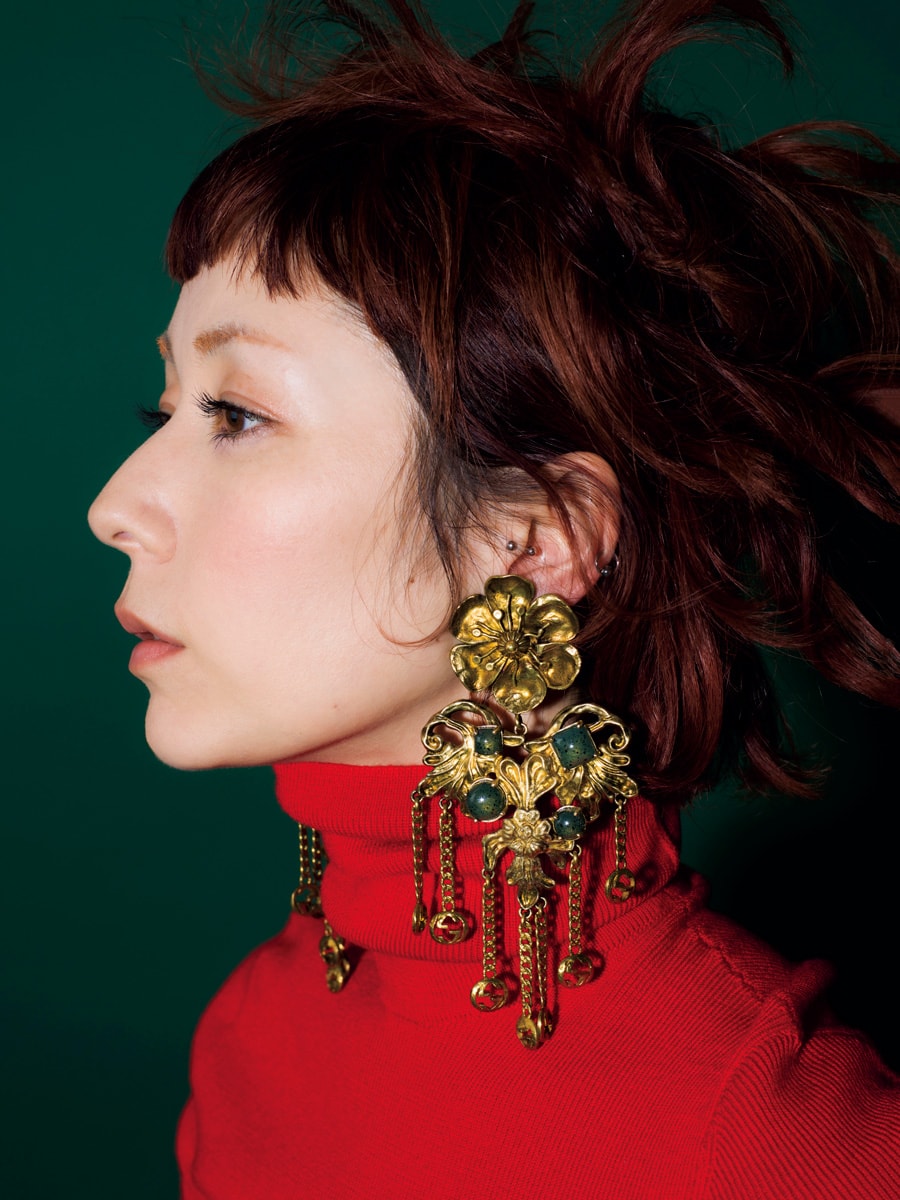 木村カエラとグッチのイヤリング