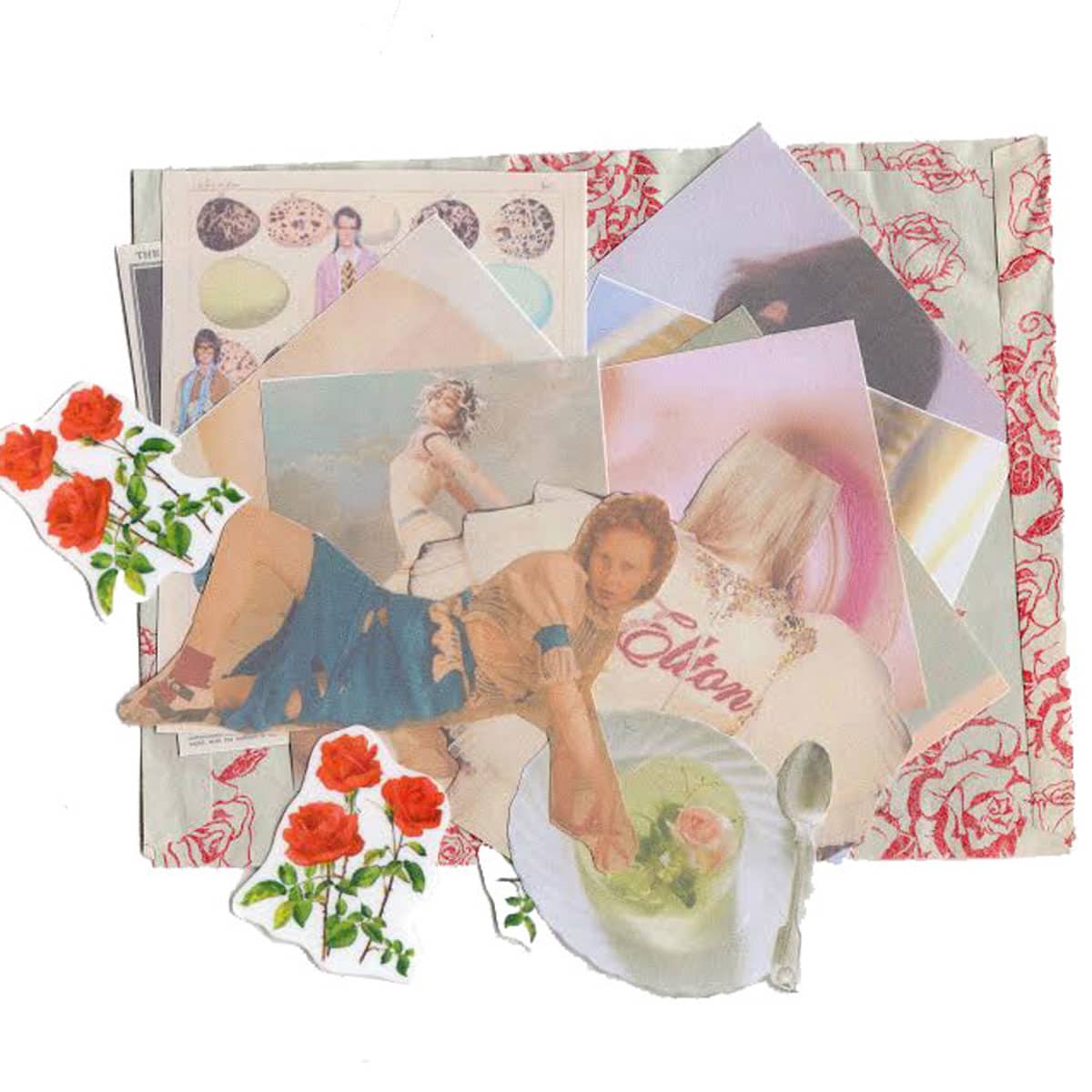 コラージュの際に使うアイテム