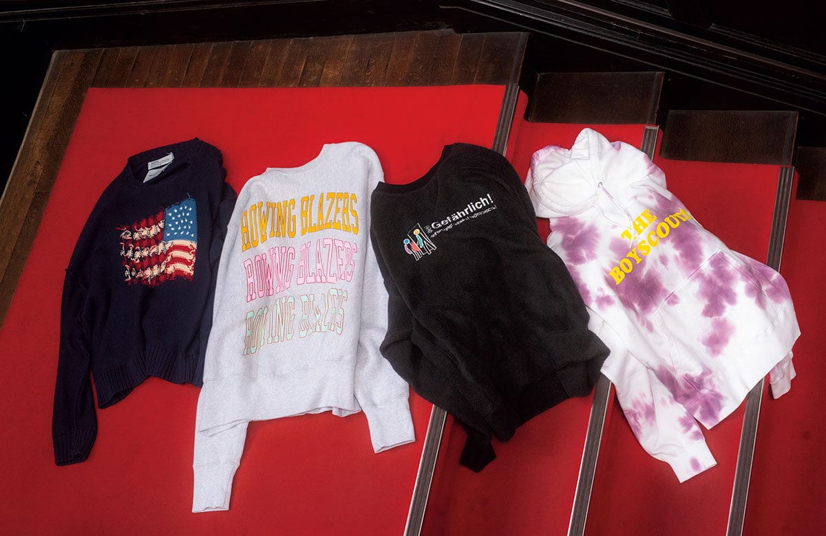 ニットとスウェット