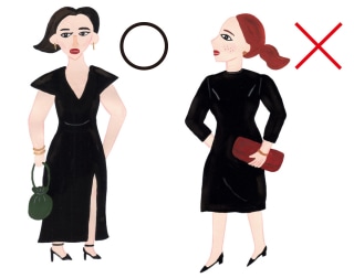 黒スタイリング_イラスト