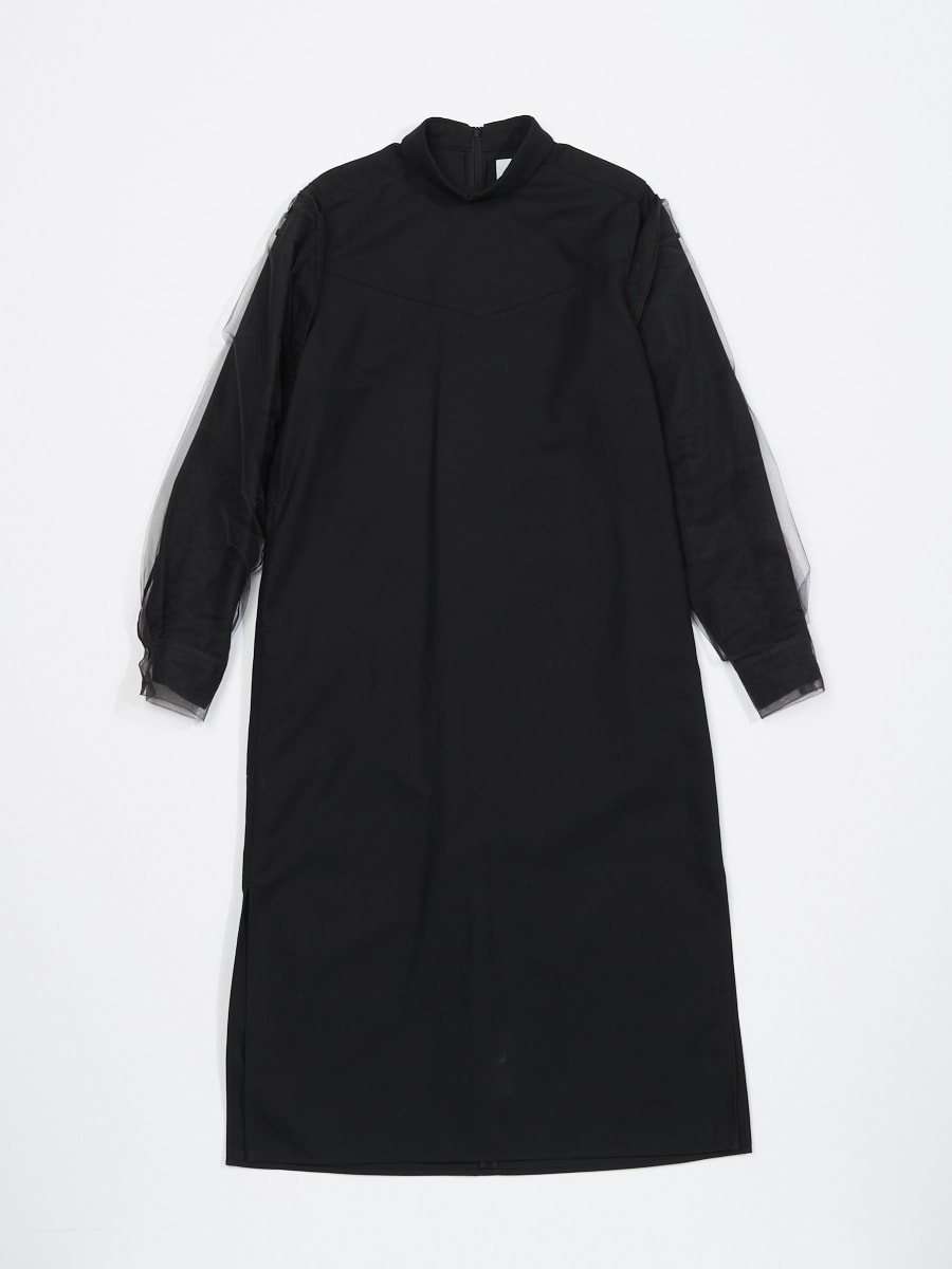 YOHEI OHNO袖チュールワンピース