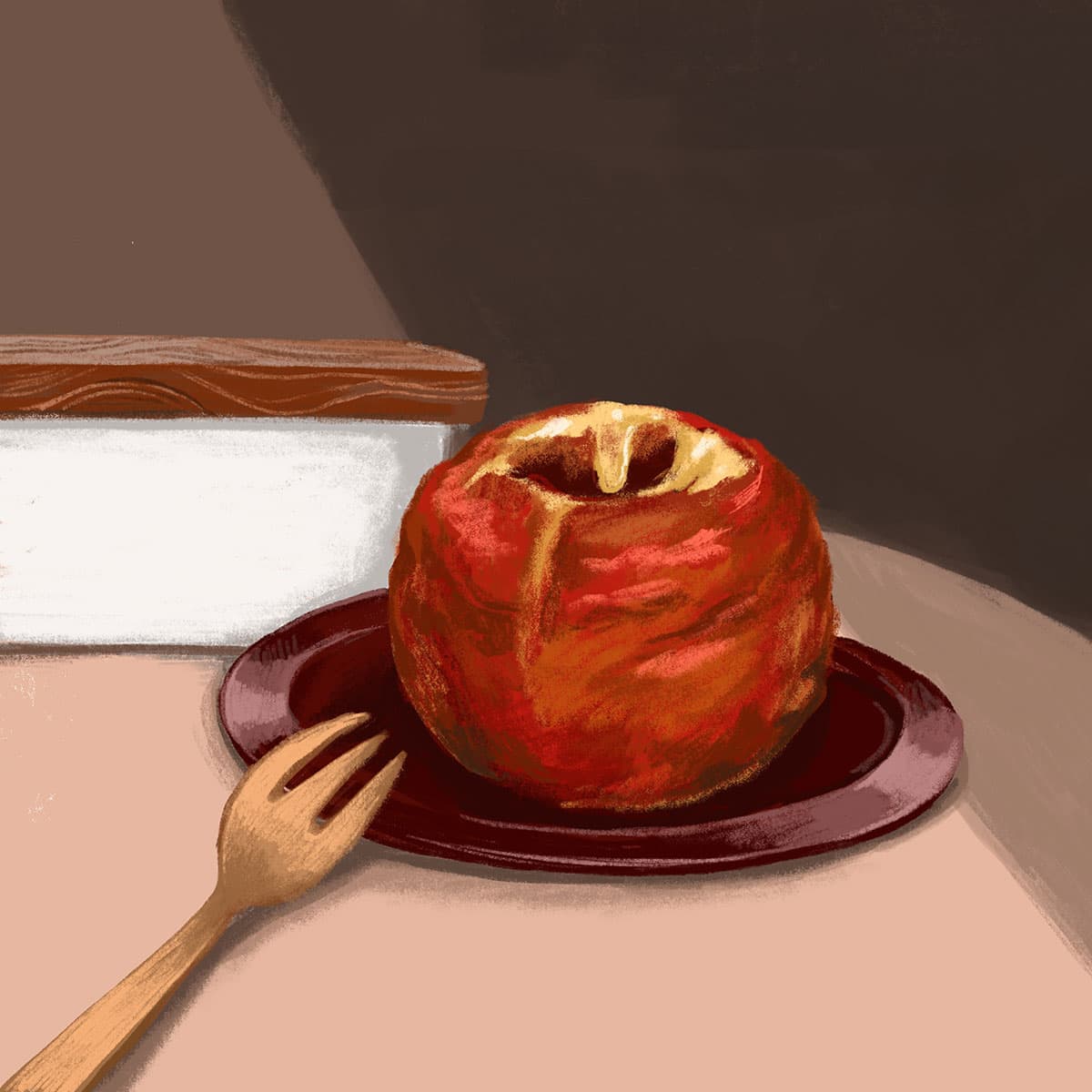 りんごのイラスト