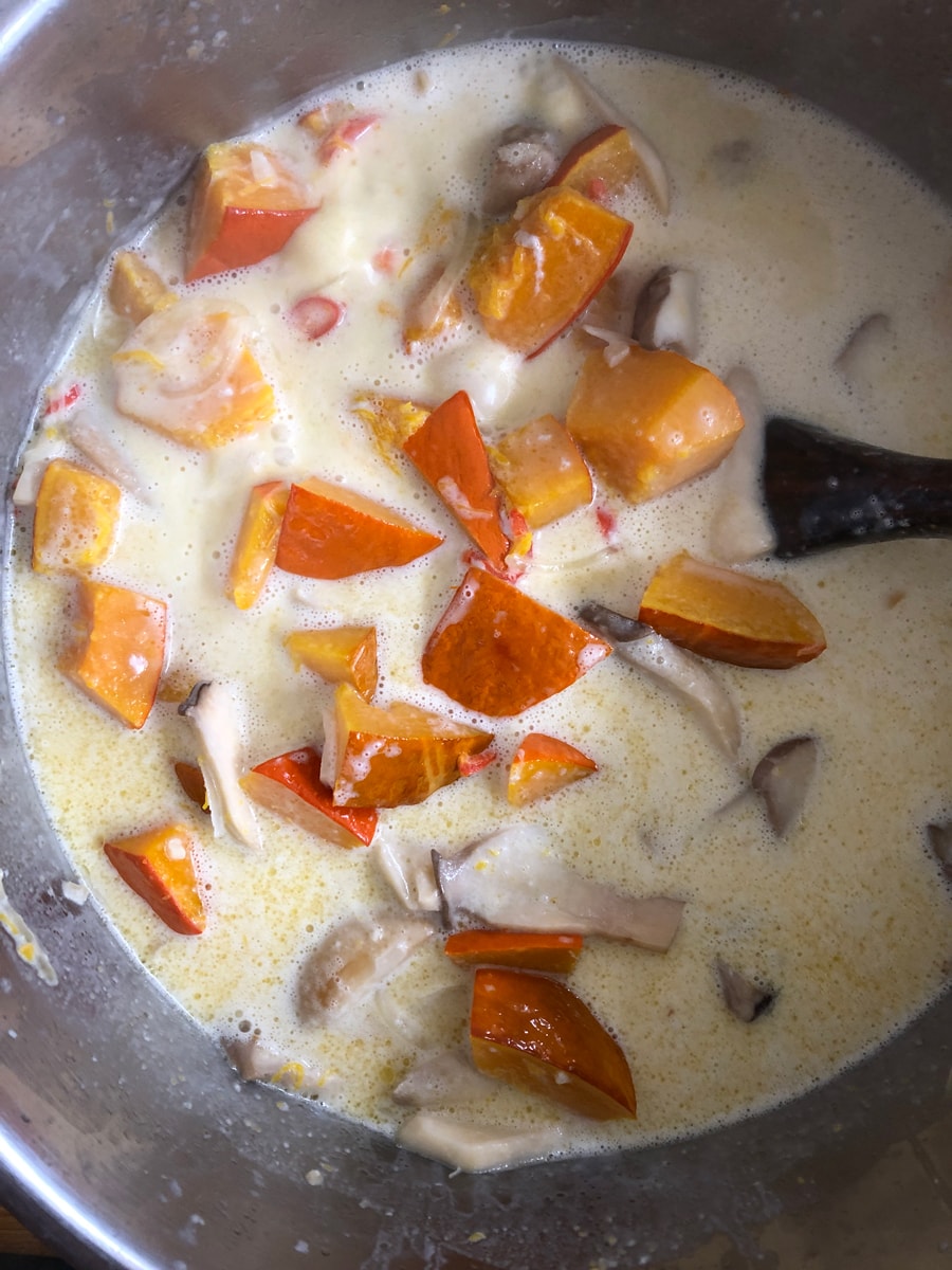 簡単サプリ的 パスタレシピ かぼちゃココナッツペンネ