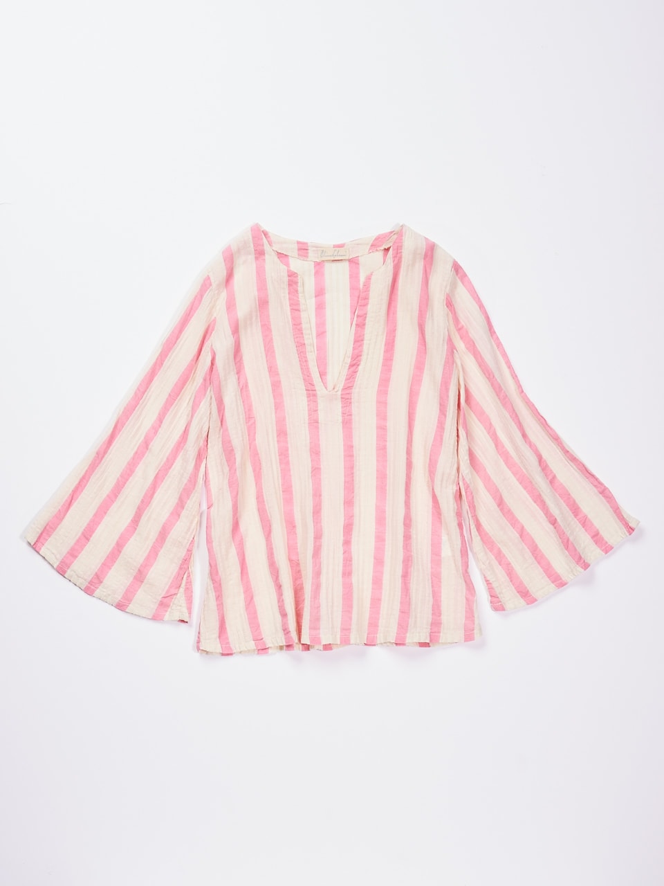 シマシマのプルオーバー