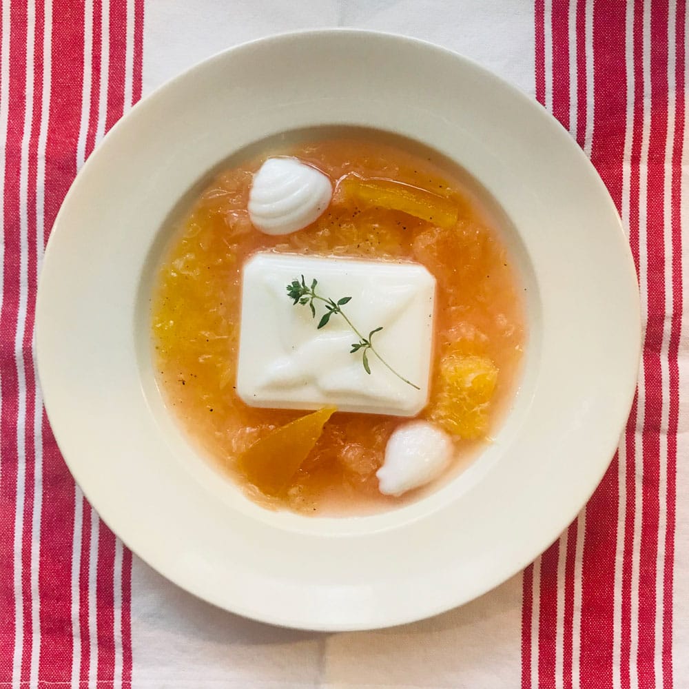 5分めし フルーツスープ