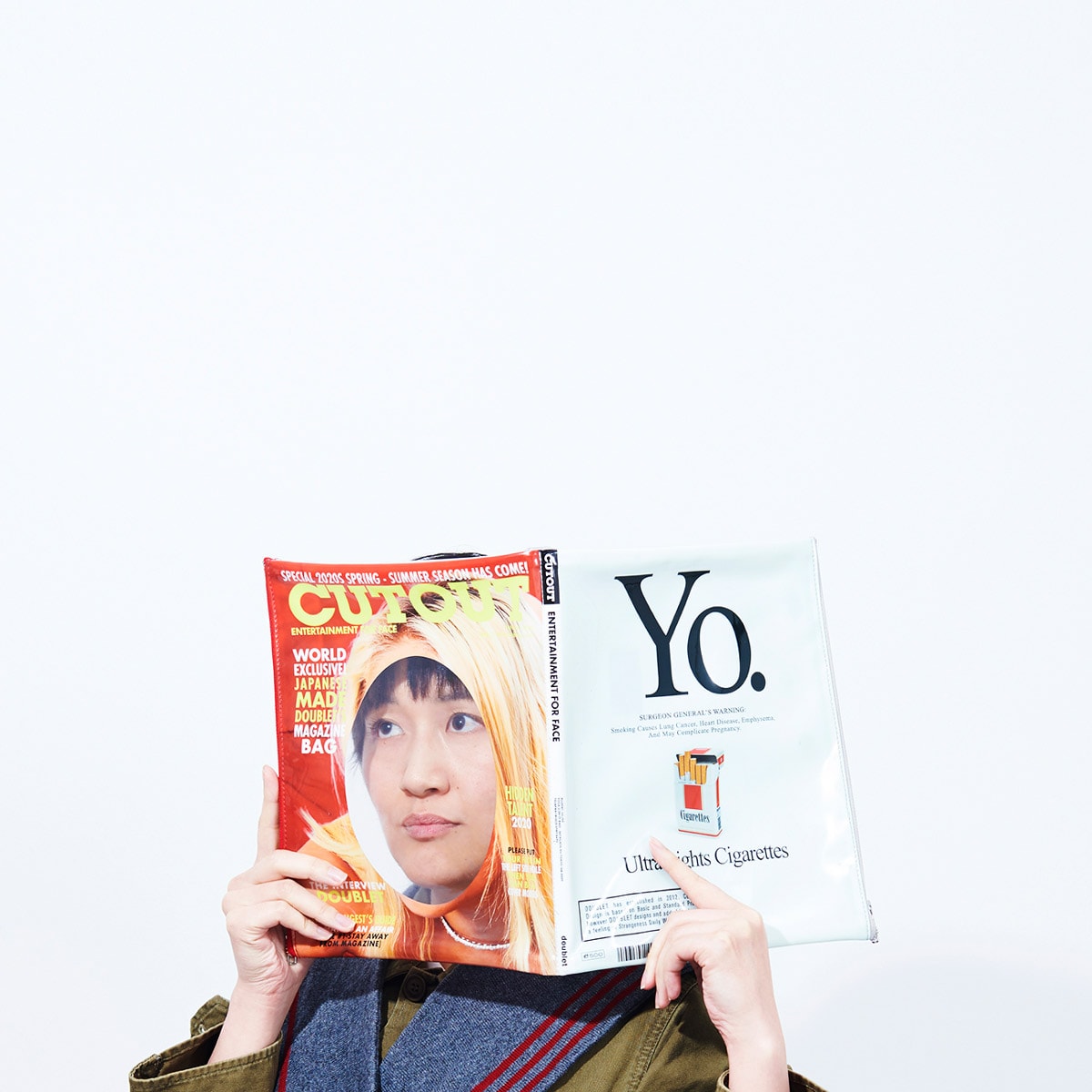 ダブレットのクラッチバッグ