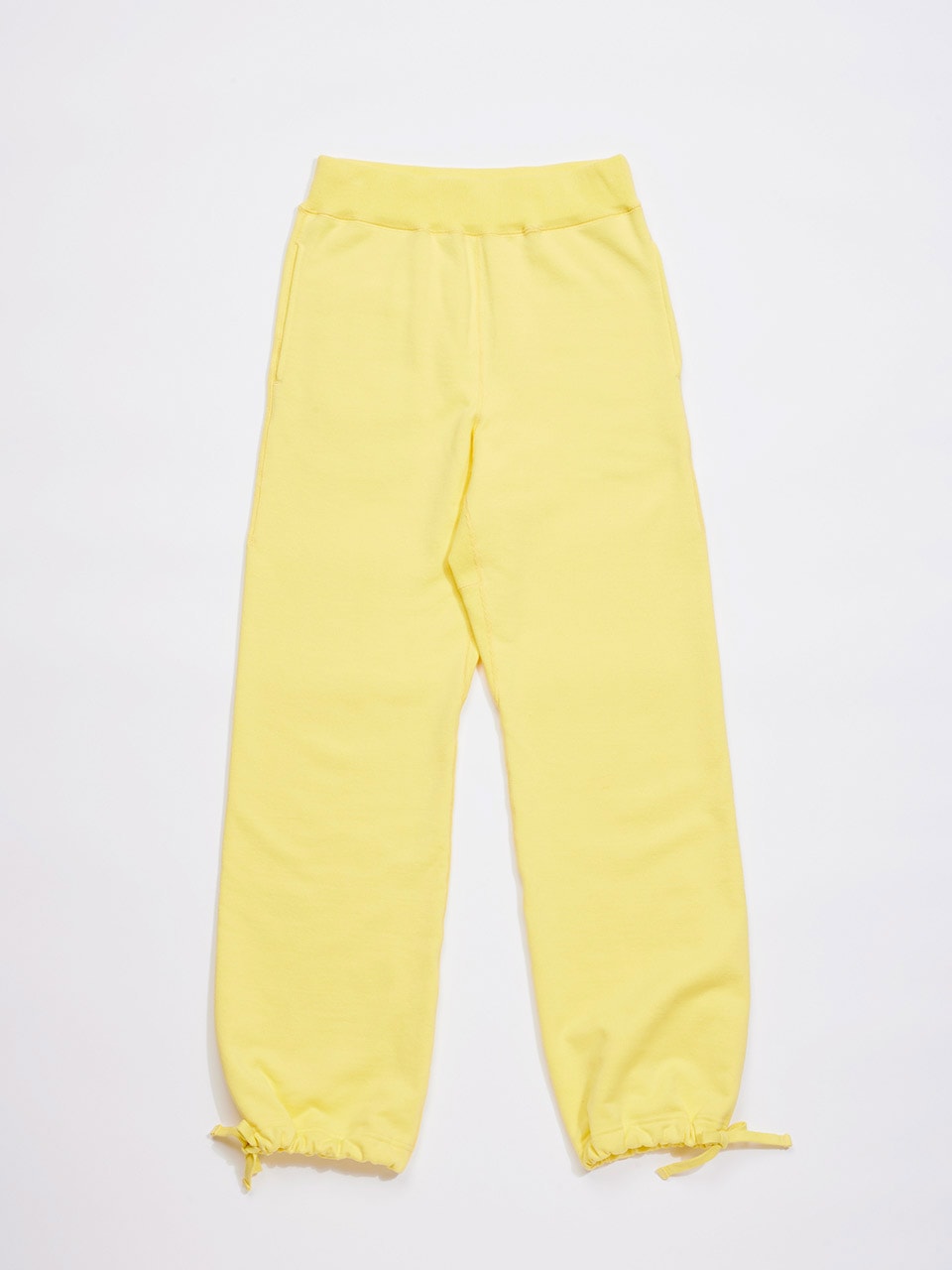 ハイクのイエロースウェットパンツ