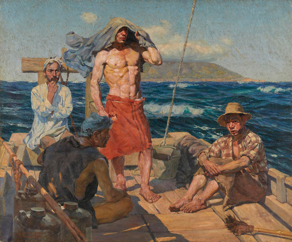 和田三造《南風》1907年