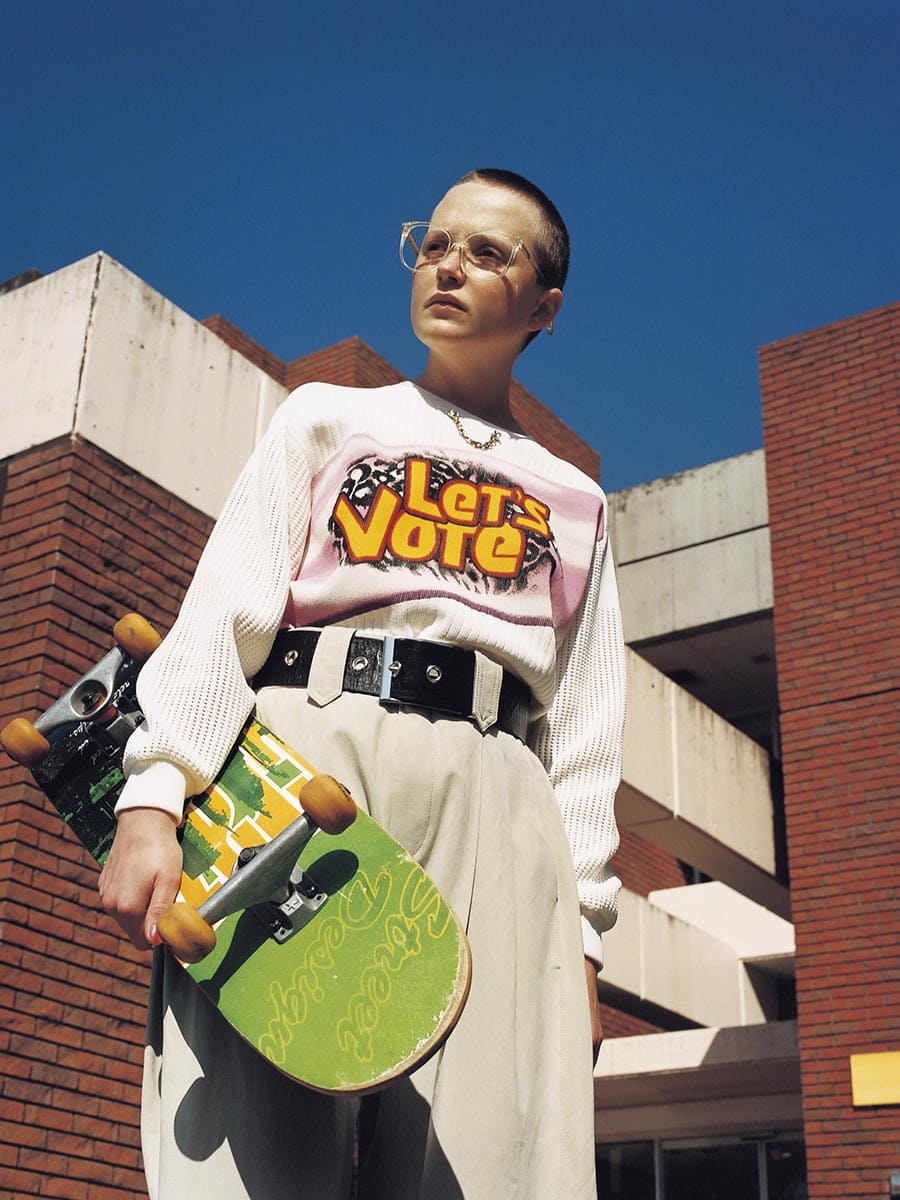 ギンザ学園青春白書 レタードスウェット