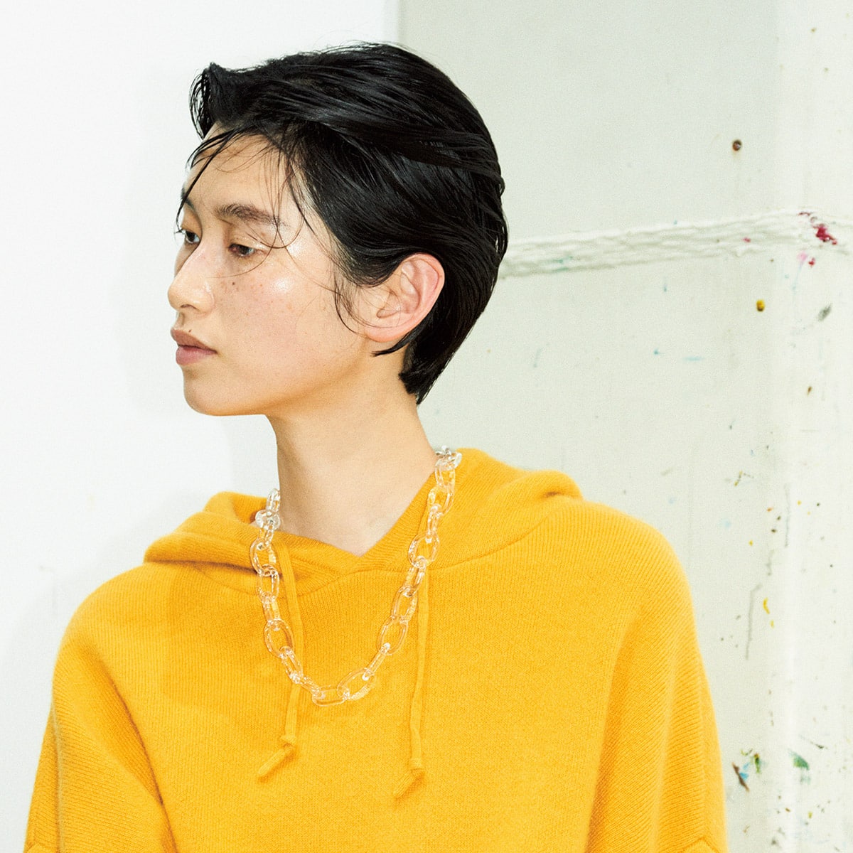 N. ポリッシュオイルとナチュラルバームのスタイリング