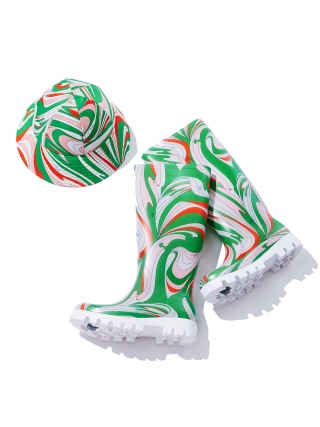 エミリオ・プッチのブーツとハット