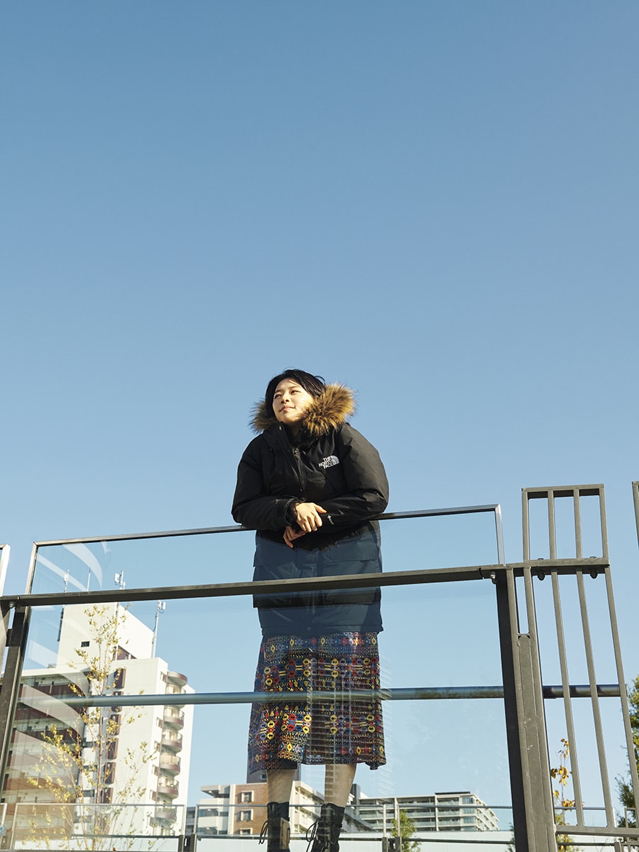 ザ・ノース・フェイス　ジャケット　女優　片山友希