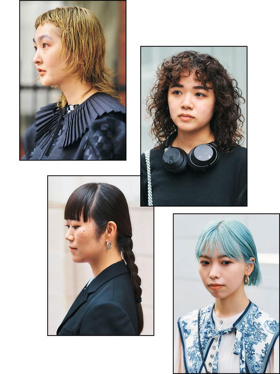カーリーヘアで個性をプラス、目を引くグラデーションカラーetc.｜街で