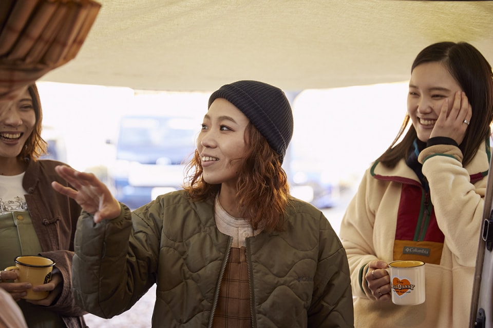 コロンビア,colombia,キャンプ,アウトドア,焚き火,キャンピングカー,スナップ,キャンプ女子