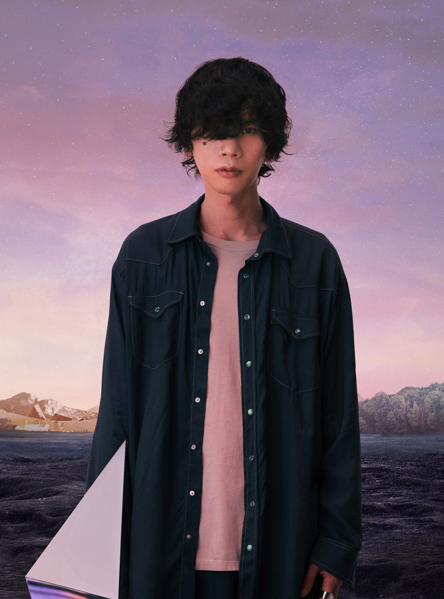 ゆゆ米津玄師さん着用アウタージャケット 米津玄師、ニュー・シングル『Pale Blue』描き下ろしジャケット公開