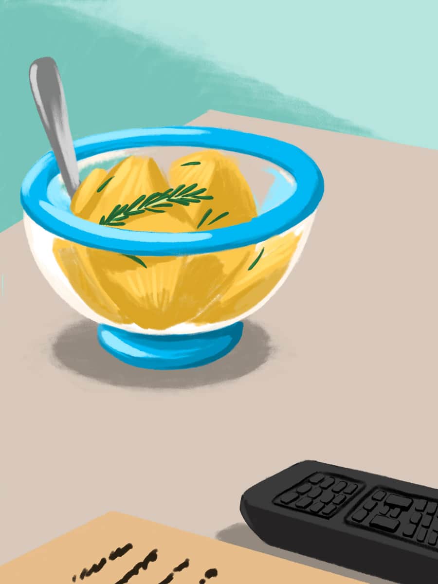 22時の冷蔵庫|台湾パイナップルとタイムの蜂蜜漬け |くらちなつき