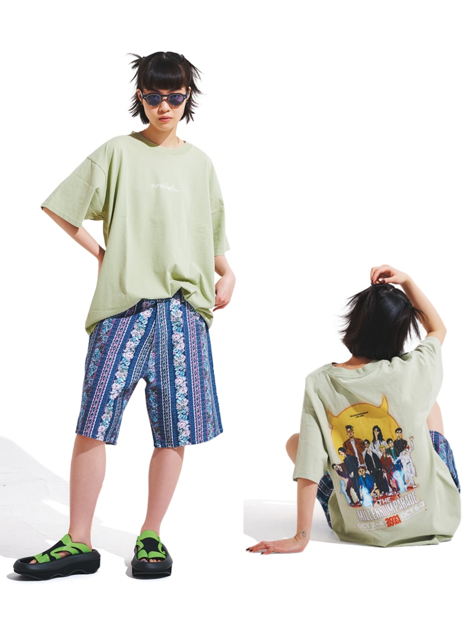 millennium parade Tシャツ グリーン Mサイズ