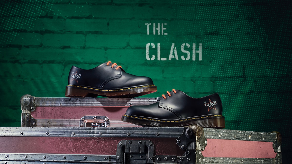 Dr.martens the clash ドクターマーチン クラッシュ UK5 DR. MARTENS X THE CLASH COLLABORATION | ドクターマーチン