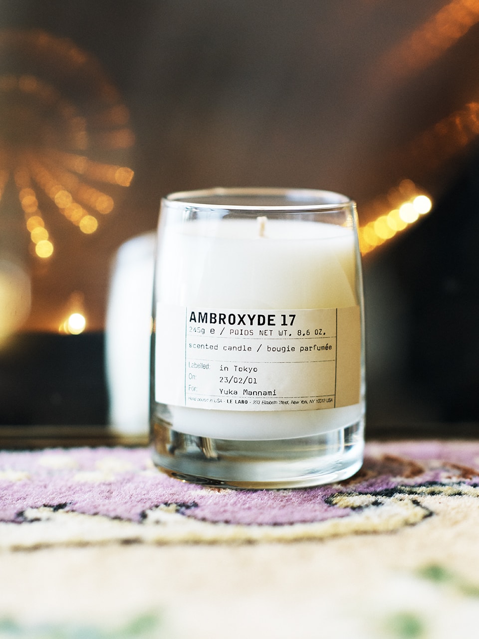 萬波ユカ ル ラボ 香水 フレグランス キャンドル